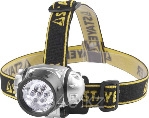 Фонарь STAYER "STANDARD" налобный светодиодный, 7LED, 3 режима, 3ААА, фото 2