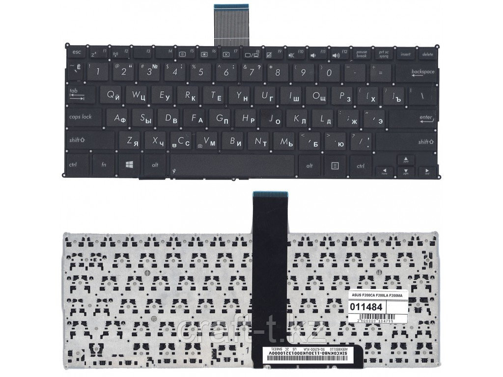 Клавиатура для ноутбука  Asus F200CA, F200LA, F200MA