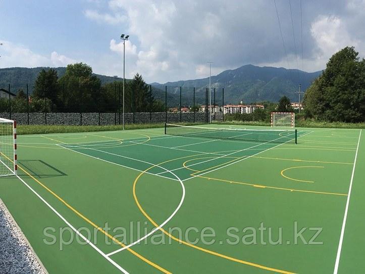 Укладка акрилового покрытия Casali Supersoft Doppio