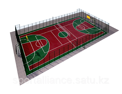 Спортивная площадка для мини футбола под ключ