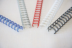 Металлическая переплётная спираль. 5/16 (8 мм) Производства Китай