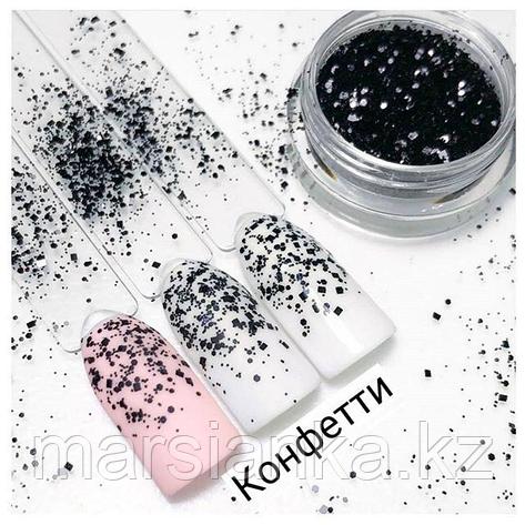 Конфетти "Хлопушка" (черная,белая), 2,5г, фото 2