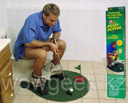 Гольф для туалета-Toilet Golf