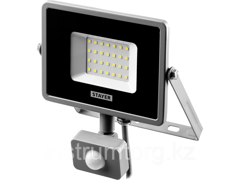 Прожектор LEDPro светодиодный, STAYER Profi 57133-30, датчик движения, 30Вт