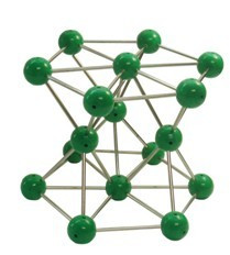 Модель "Кристаллическая решётка цинка" - фото 1 - id-p59928057
