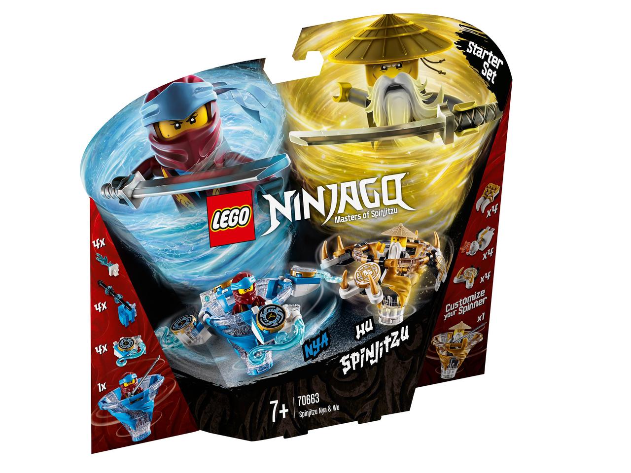 70663 Lego Ninjago Ния и Ву: мастера Кружитцу, Лего Ниндзяго