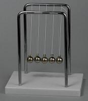 Прибор для демонстрации закона сохранения импульса на подставке