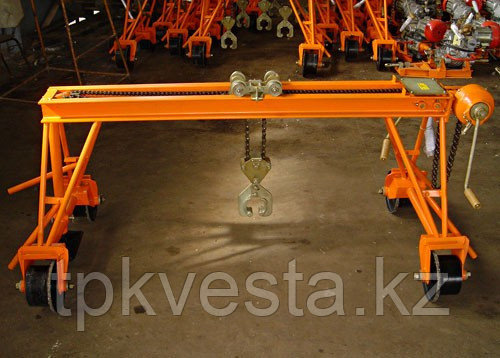 Кран съемный для сменя рельс КП-1350