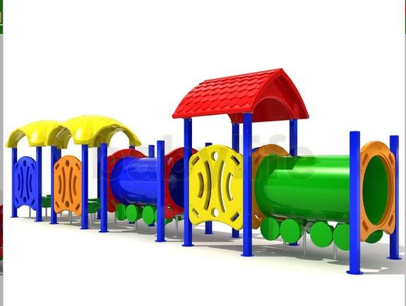 Детский игровой комплекс для улицы  «Вагоновожатый 4»