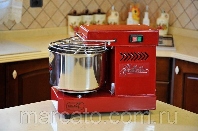 Famag GRILLETTA IM 5 RED красная спиральная тестомесильная машина для дома и хлебопекарни