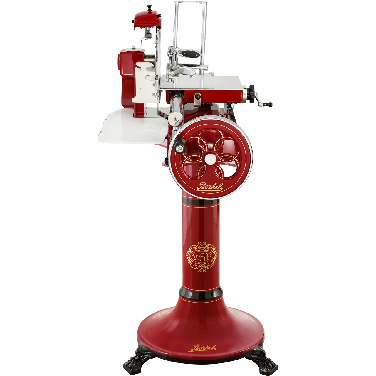 Слайсер - ломтерезка Berkel Flywheel Volano B300 + подставка в комплекте, цвет красный - фото 1 - id-p58026051