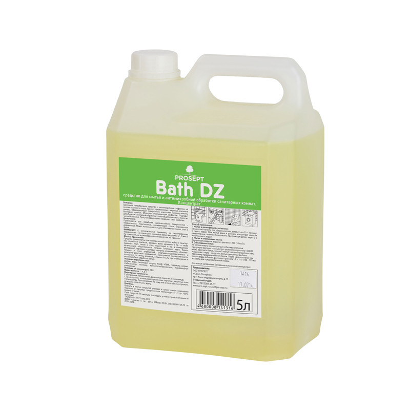 108-5 Bath DZ(БАС ДЗ) средство для уборки и дезинфекции санитарных комнат. Конц. 1:100. 5л