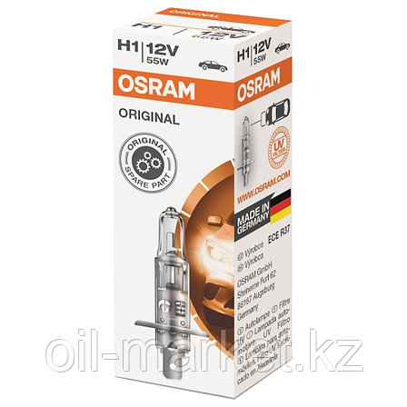 OSRAM Лампа галогенная H1 55W 12V P14.5s ORIGINAL LINE, фото 2