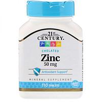 БАД Цинк, 50 мг (110 таблеток) 21st Century