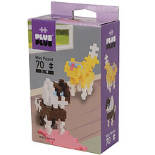 Plus Plus 3754 Разноцветный конструктор для создания 3D моделей(собаки коричневый)