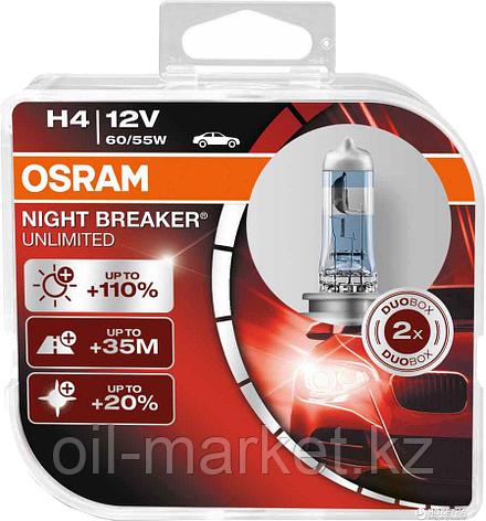 Лампа OSRAM H4 Night Breaker Unlimited, фото 2