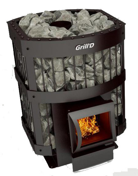 Печь для бани Grill'D Leo 130 Short black