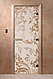 Дверь стеклянная банная "Венеция", 3 петли,  стекло 8 мм, коробка Ольха, фото 3
