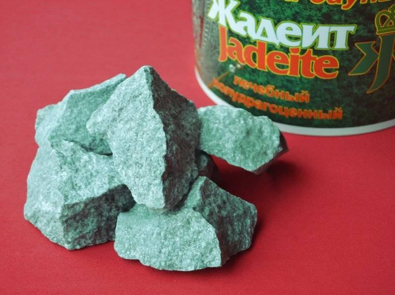 Камень для бани Жадеит колотый 10 кг мелкий, коробка Хакасия