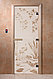 Дверь стеклянная банная "Камышовый рай", 3 петли,  стекло 8 мм, коробка Ольха, фото 2
