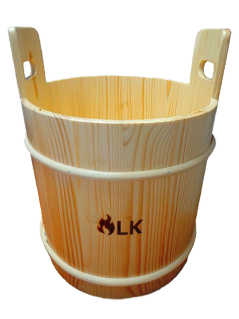 Запарник банный LK 30 л без крышки (сосна)