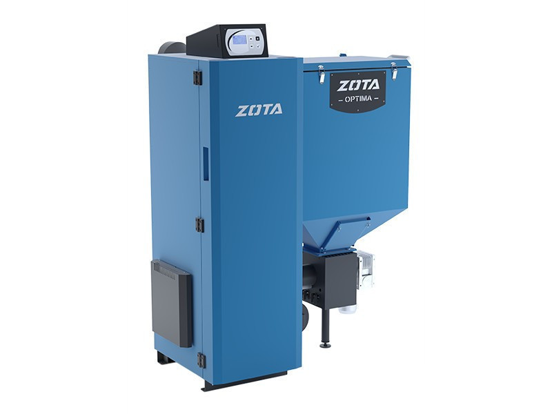 Котел твердотопливный автоматический Zota Optima 40 кВт
