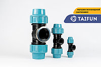 Компрессионный отвод с внутренней резьбой GOLD MEDAL д. 63х1 1/4х63 (PN10) кор. 12 шт.