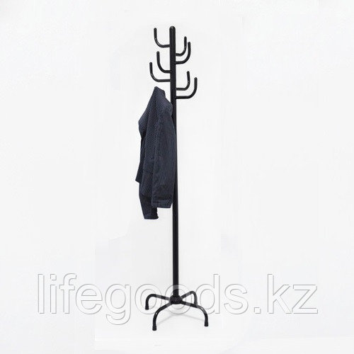 Вешалка напольная "Кактус" для верхней одежды (цвет черный), GC0413-2