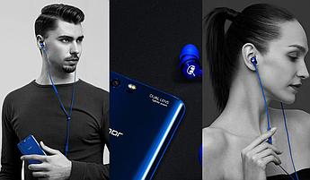 Наушники Huawei Honor Monster AM15 , синие. Оригинал