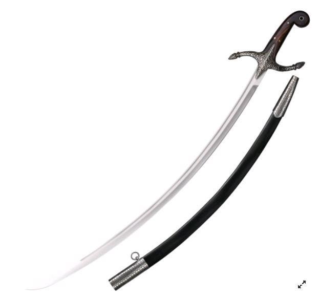Сабля Cold Steel Scimitar, Общая длина: 980 мм мм, Длина клинка: 815 мм, Материал клинка: Сталь углеродистая 1