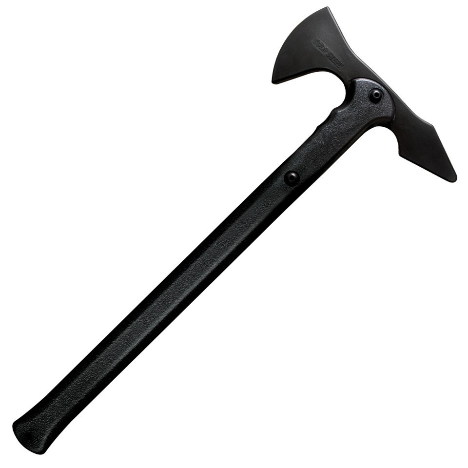 Топор тренировочный Cold Steel Trench Hawk Trainer, Общая длина: 500 мм мм, Материал клинка: Сантопрен (резина