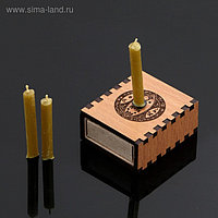 Набор ларец желаний "Богатство" со свечками, 5,2х4,5х2 см