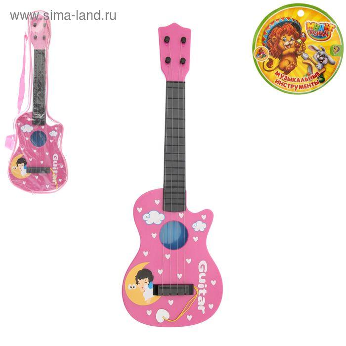 Музыкальная игрушка гитара «Весёлые песни», МИКС