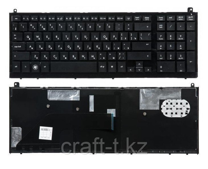 Клавиатура для ноутбука HP ProBook 4520S, RU, черная, с рамкой,