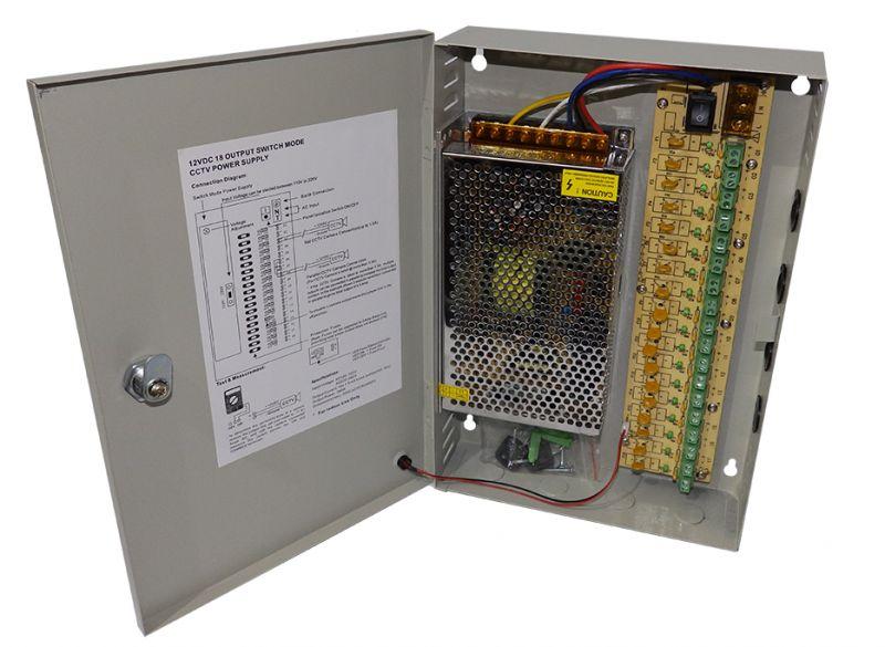 Блок питания 20А, 12V, 18 предохранителей, ЯЩИК