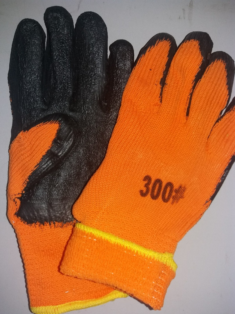 Перчатки 300# прорезиненная ладонь - фото 1 - id-p59984963