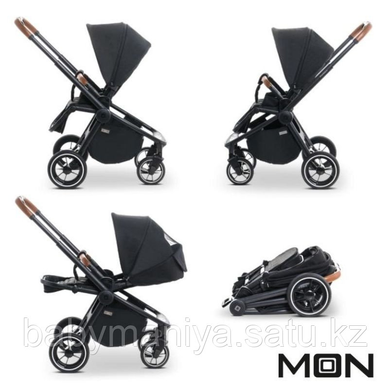 Коляска детская прогулочная Moon Resea Sport, Panama Black 2019