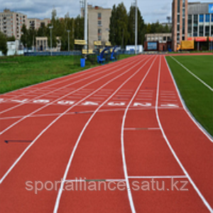 Укладка спортивного покрытия POLYTAN PUR