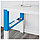 Письменн стол ПОЛЬ белый, синий IKEA, ИКЕА, фото 5