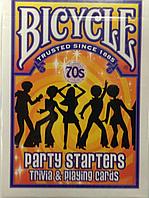 Bicycle Party Starters Trivia & Playing Cards 70s