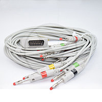 Кабель ЭКГ Мarquette |GEMS| (MAC 1200, IEC, Banana) 008BBI