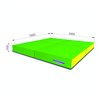 Комплект маты складной зеленый 1000х1000х100 мм