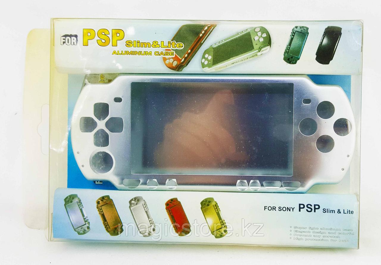 Чехол защитный алюминиевый Sony PSP Slim 2000/3000, серебристый - фото 2 - id-p58970456