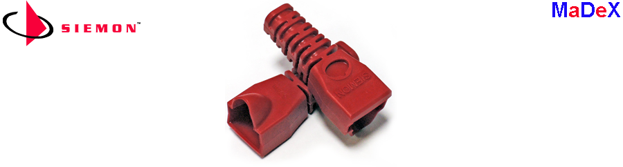 Siemon MC-BOOT-03-100 Комплект колпачков, красные (100 шт.) - фото 1 - id-p59999061
