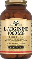 SOLGAR L-аргинин, 1000 мг, 90 таблеток.