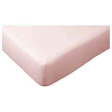 Простыня натяжная ДВАЛА 140х200 светло-розовый ИКЕА, IKEA, фото 3