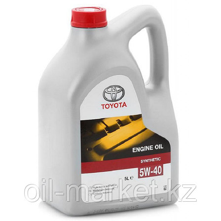 Моторное масло Тойота / TOYOTA ENGINE OIL SYNTHETIC 5W-40 5L 0888080375GO, фото 2