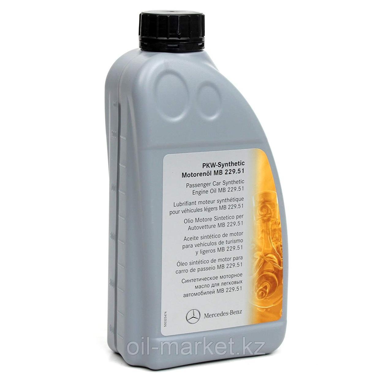 Моторное масло Mercedes-Benz Genuine Engine Oil MB 229.51 5W-30 1L A0009899701AAA6