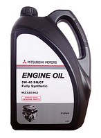 Моторное масло MITSUBISHI ENGINE OIL 5W-40 API SN/CF 4L MZ320362