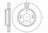 Тормозные диски Hyundai Santa Fe (01-06, передние, Lpr, D276), фото 2